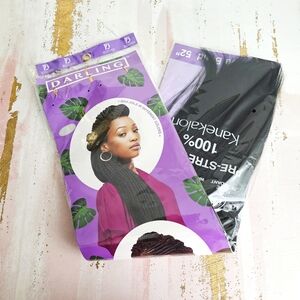 Darling Pre-Stretched Thrive Braid Hair, 1 Jet Black 52 IN, 3 CT Hair Extensions